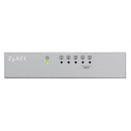 Switch 5 puertos zyxel 10 - 100mbps metal