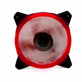Ventilador phoenix led rojo gaming 120mm doble anillo
