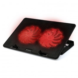 Soporte - base refrigeracion para ordenador portatil phoenix phfactorcoolers gaming  2xpuerto usb  2 x ventiladores  adaptable 