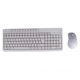 Kit teclado + raton blanco black lion office multimedia bl - 1901