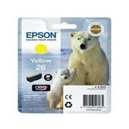 Cartucho tinta epson t261440 amarillo xp - 600 - 605 - 700 - 800 -  oso polar