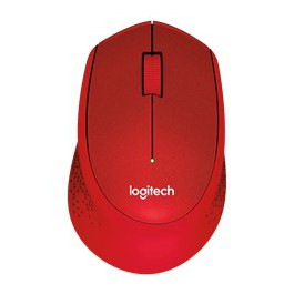 Mouse raton logitech m330 optico wireless inalambrico silent plus rojo