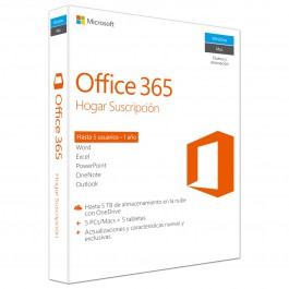 Office 365 hogar premium esd 6 usuarios pc - mac suscripción de 1año (descarga directa)