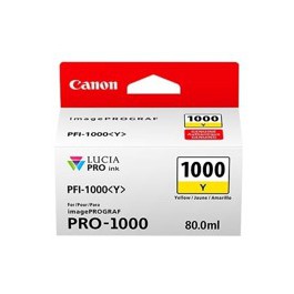 Cartucho canon pfi - 1000y amarillo pro - 1000