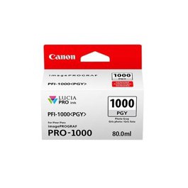 Cartucho canon pfi - 1000pgy foto gris pro - 1000