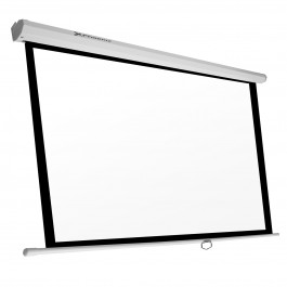 Pantalla manual videoproyector pared y techo phoenix 100´´ ratio 4:3 - 16:9 2m x 1.5m posicion ajustable - carcasa blanca - tel