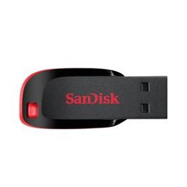 Memoria usb 2.0 sandisk 32gb cruzer blade rojo
