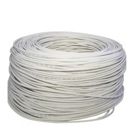 Cable utp cat 5+ especial exterior blanco bobina 500m