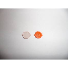 Repuesto boton home para apple iphone 4g naranja