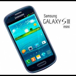 Repuesto pantalla lcd+touch+frame(marco) para smartphone samsung galaxy s3 mini i8190 azul