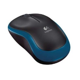 Mouse raton logitech m185 optico wireless inalambrico azul 2.4ghz