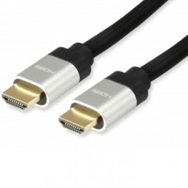 Cable hdmi equip 2.1 ultra 8k high speed con ethernet macho - macho 1m negro