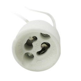 Porta lamparas silever electronic para gu10 230v 15 cm