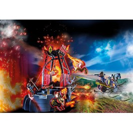 Playmobil novelmore mina de lava de los bandidos de burnham