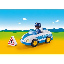 Playmobil 1.2.3 coche de policia