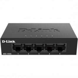 Switch d - link 5 puertos gigabite plug & play metal